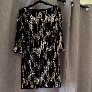 HOLIDAY sparkly velvet dress